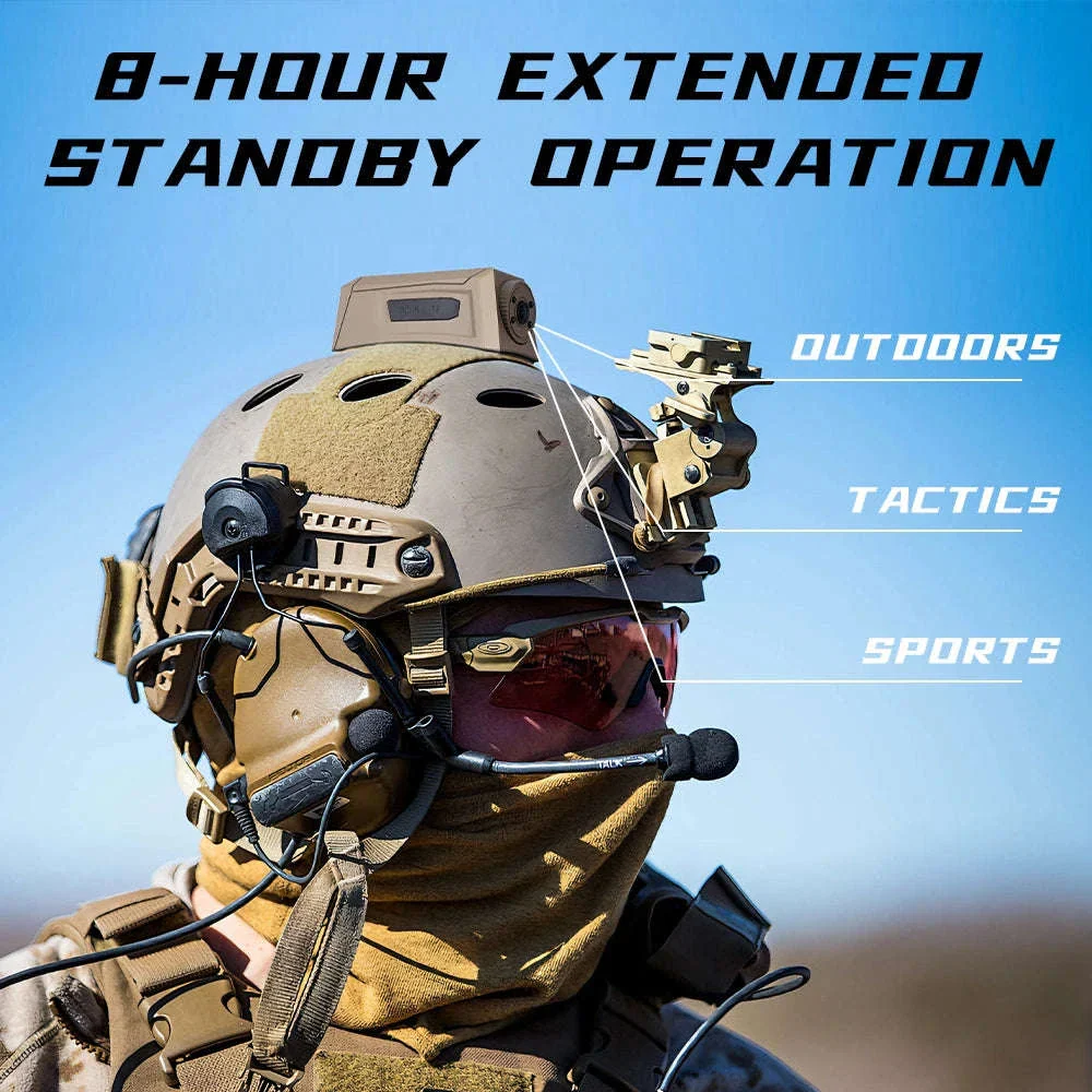Tactical Helmet Camera with 720P HD Video Recording - Image 3