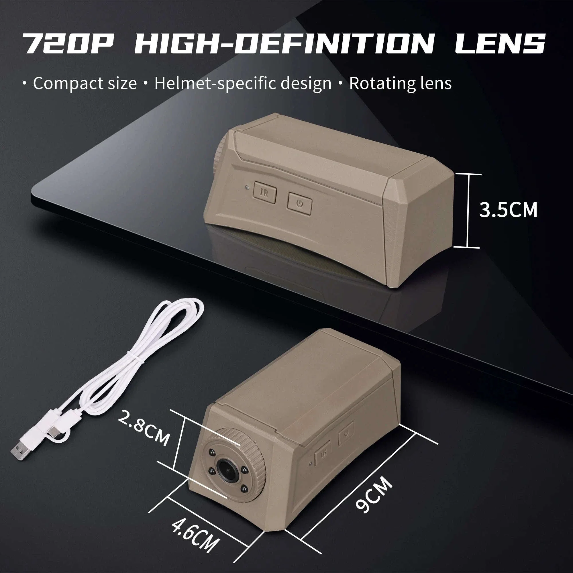 Tactical Helmet Camera with 720P HD Video Recording - Image 6