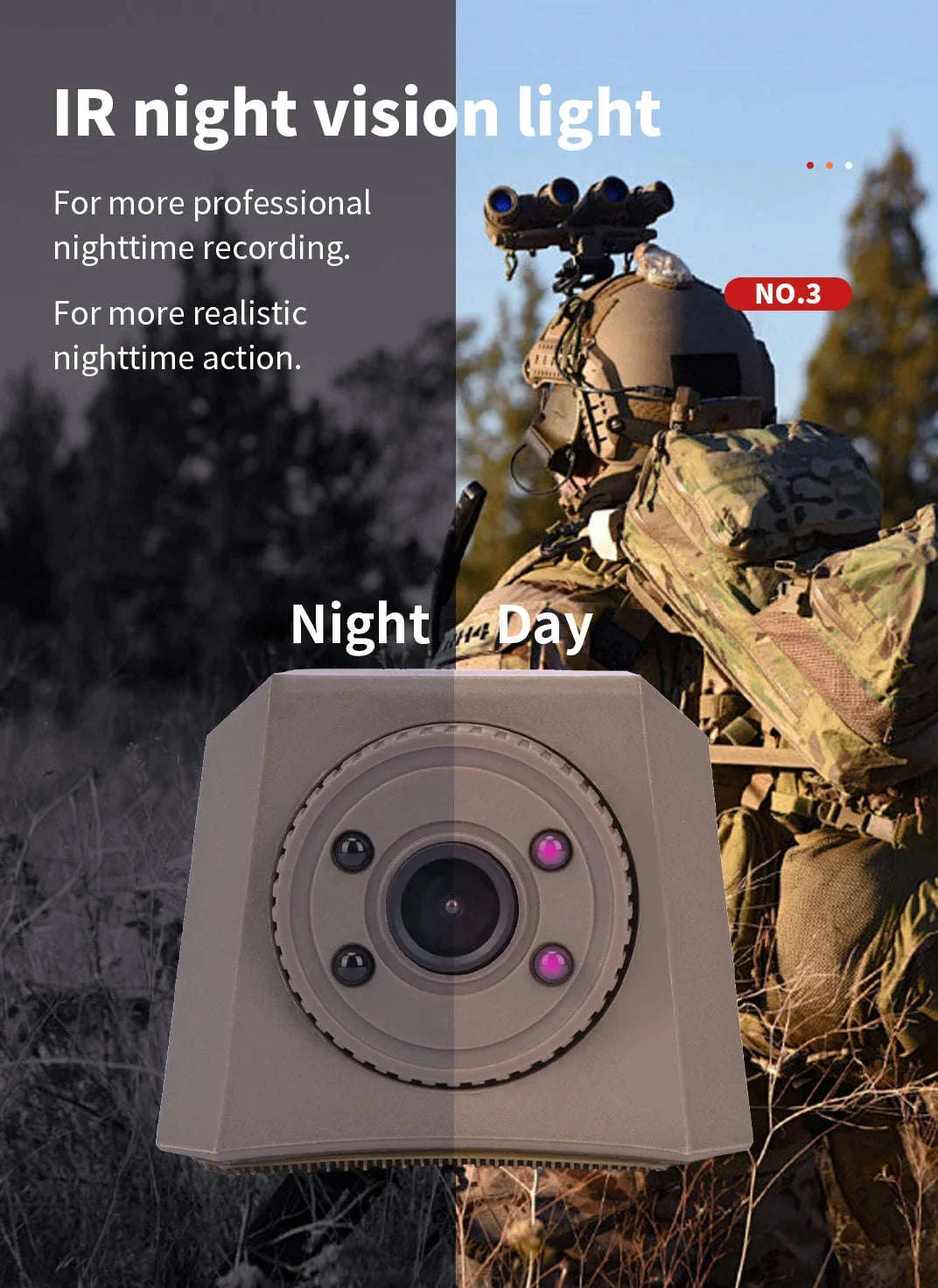 Tactical Helmet Camera with 720P HD Video Recording - Image 8