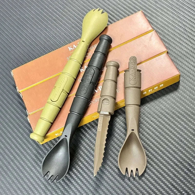 Mini Cutlery Set Foldable Fork Spoon Knife Combo