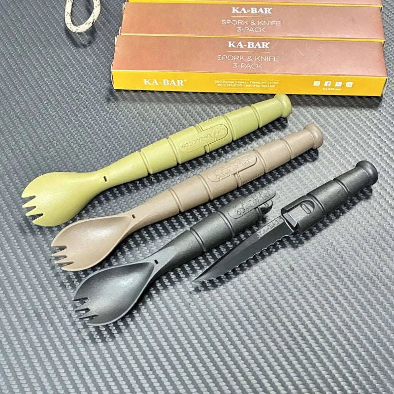 Mini Cutlery Set Foldable Fork Spoon Knife Combo - Image 5