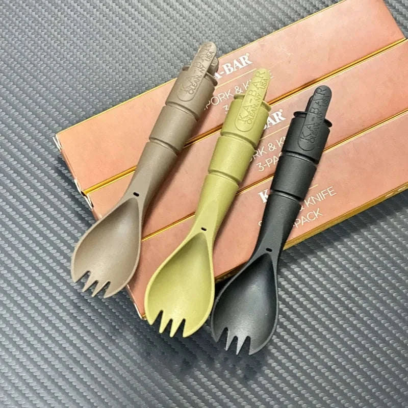 Mini Cutlery Set Foldable Fork Spoon Knife Combo - Image 6