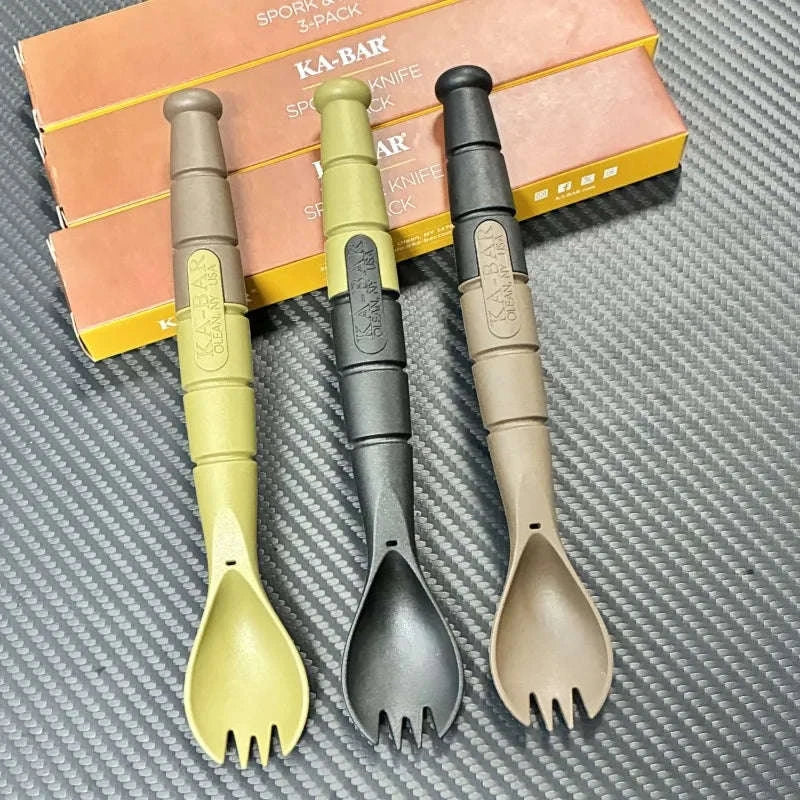 Mini Cutlery Set Foldable Fork Spoon Knife Combo - Image 8