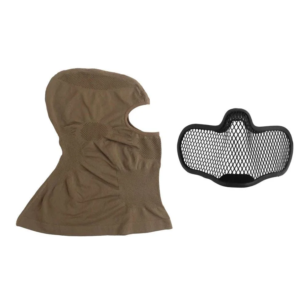 Breathable Tactical Balaclava with Steel Mesh Face Protection Mask - Image 13
