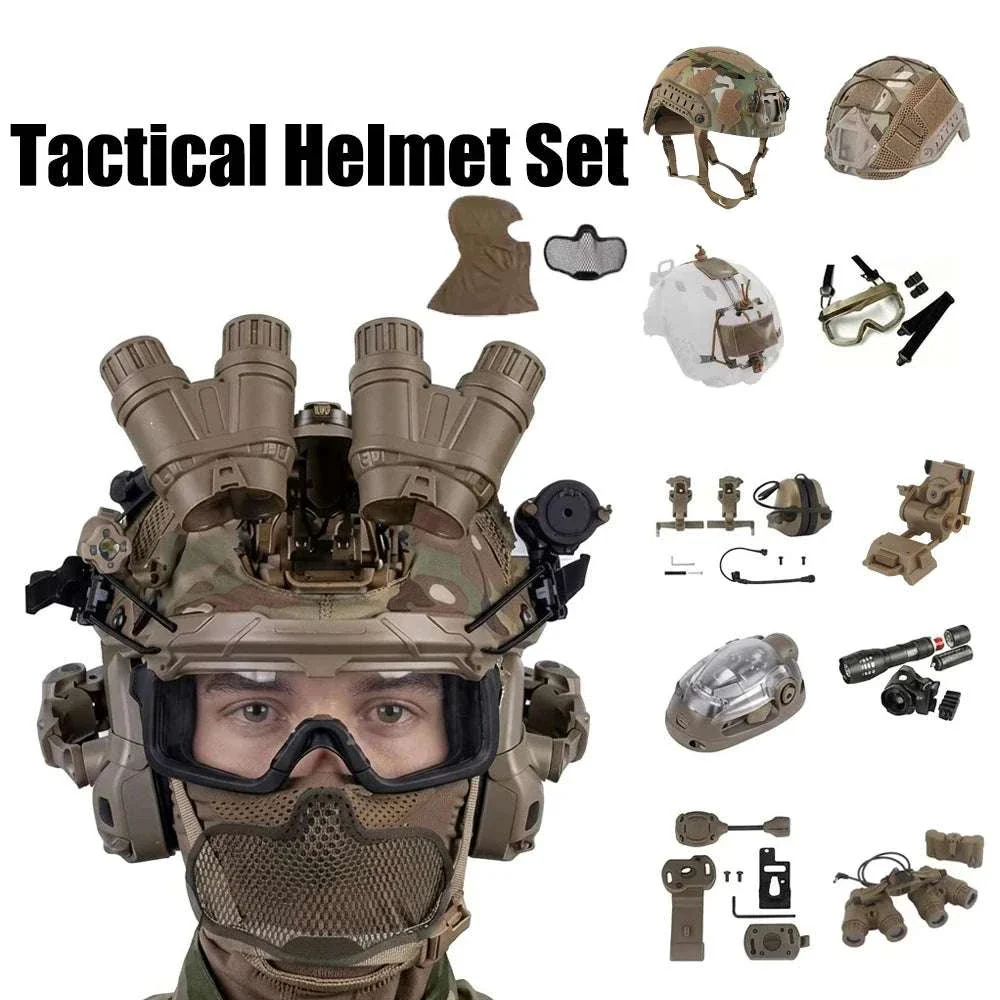 Breathable Tactical Balaclava with Steel Mesh Face Protection Mask - Image 14