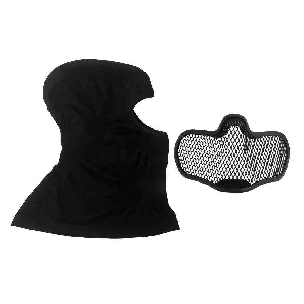 Breathable Tactical Balaclava with Steel Mesh Face Protection Mask - Image 16