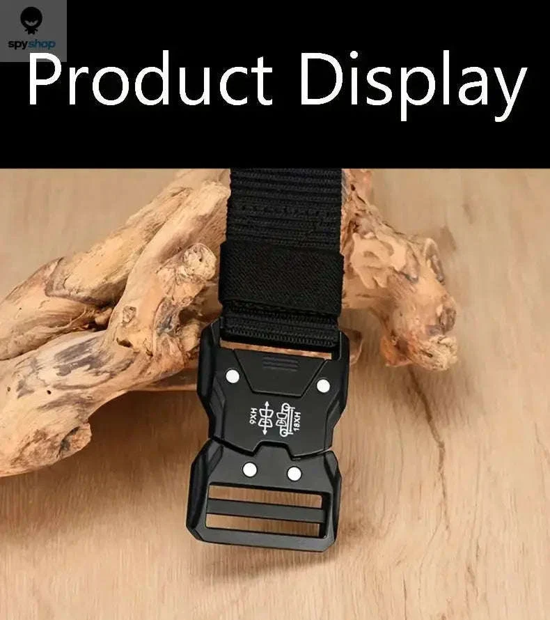Tactical Waist Belt with Automatic Buckle for Outdoor Support - Image 10