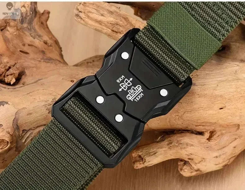 Tactical Waist Belt with Automatic Buckle for Outdoor Support - Image 12