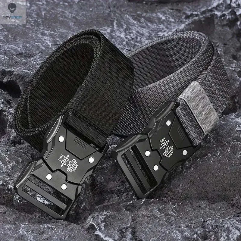 Tactical Waist Belt with Automatic Buckle for Outdoor Support - Image 3