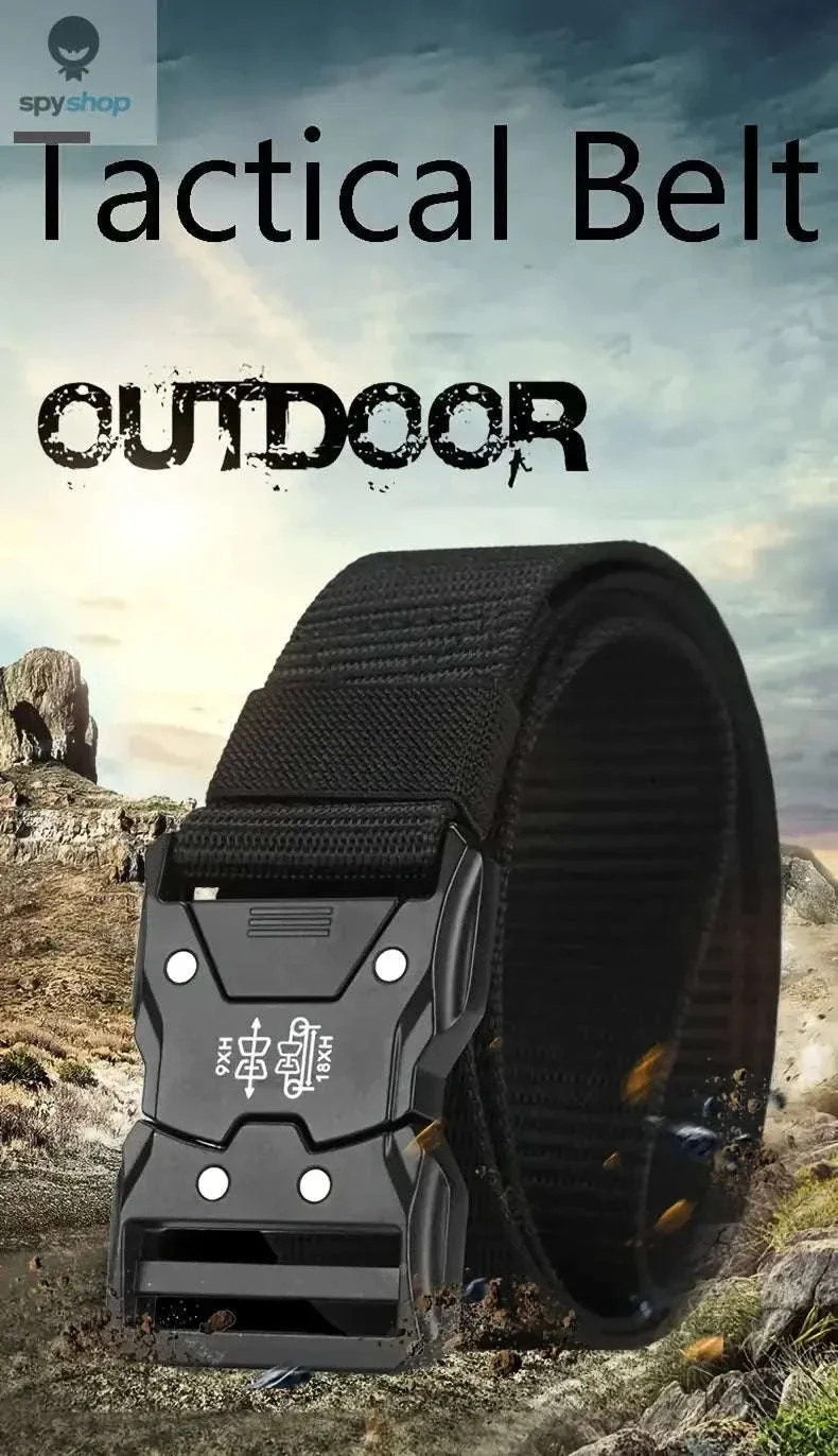 Tactical Waist Belt with Automatic Buckle for Outdoor Support - Image 5