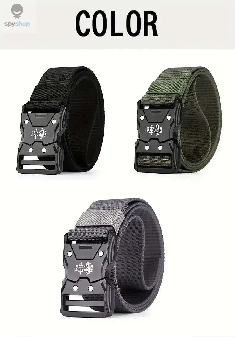 Tactical Waist Belt with Automatic Buckle for Outdoor Support - Image 8