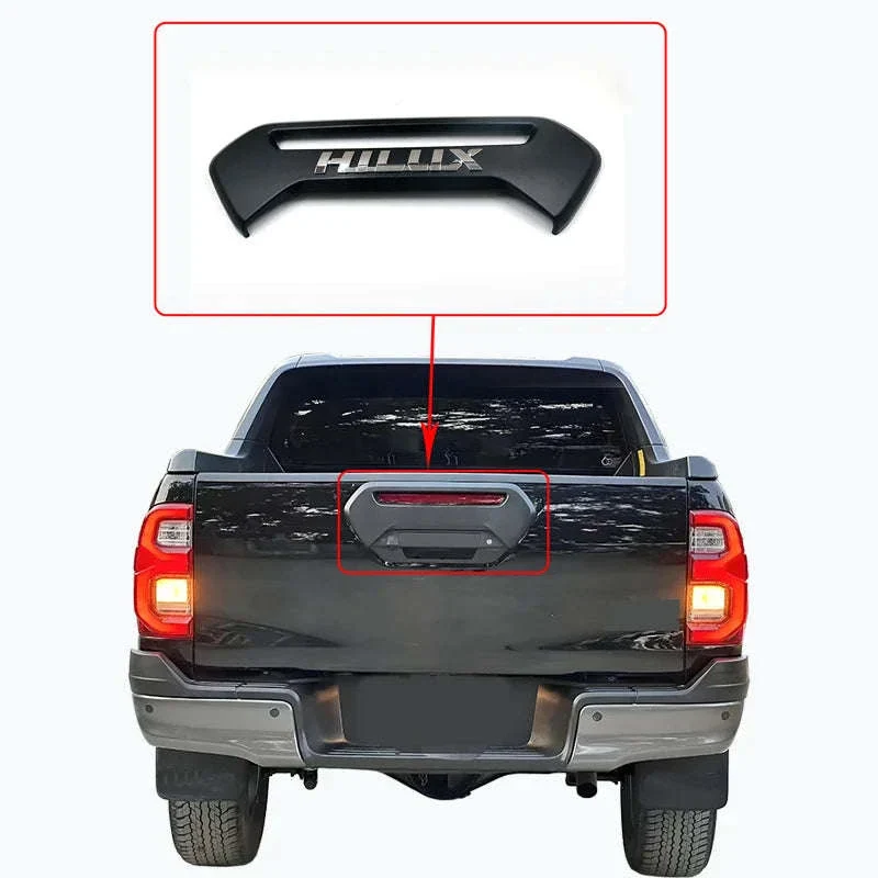 Tailgate Door Handle Bowl Cover Kit 2015-2023 Matte Black - Image 6