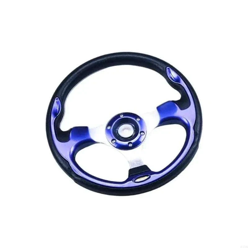 13-Inch PU Steering Wheel with Carbon Fiber Texture Grip - Image 9