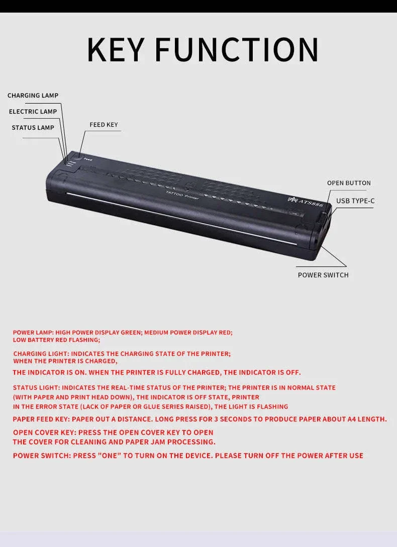 Peripage A40 Mini Portable Thermal Printer for Everyday Printing - Image 17