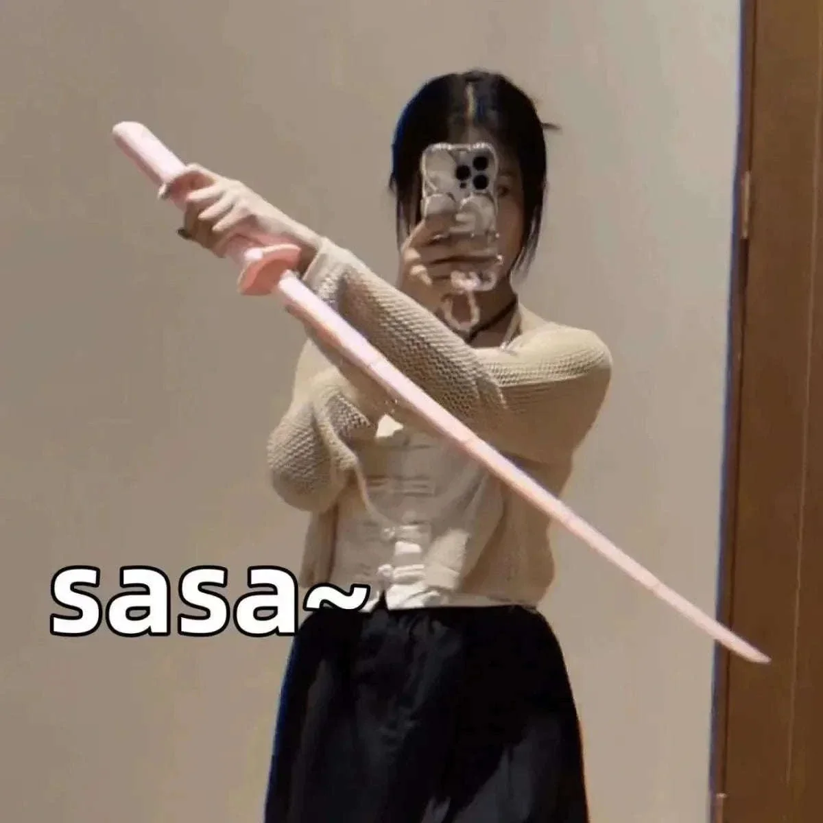 3D Printed Telescopic Katana Toy with Smooth Folding Motion - Image 2