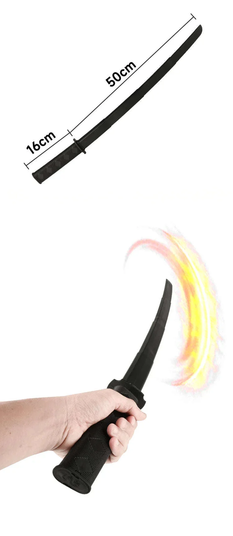 3D Printed Telescopic Katana Toy with Smooth Folding Motion - Image 9
