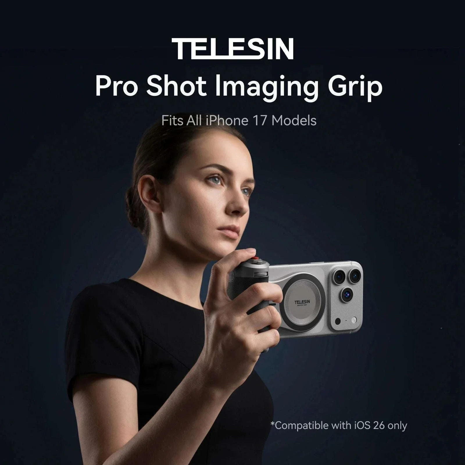 Magnetic Camera Grip with Bluetooth Shutter & Zoom Dial for iPhone - Image 2