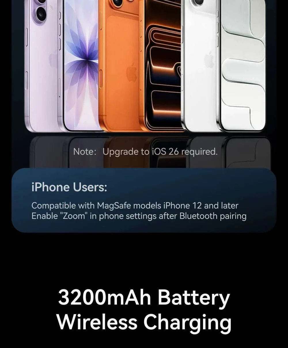 Magnetic Camera Grip with Bluetooth Shutter & Zoom Dial for iPhone - Image 9