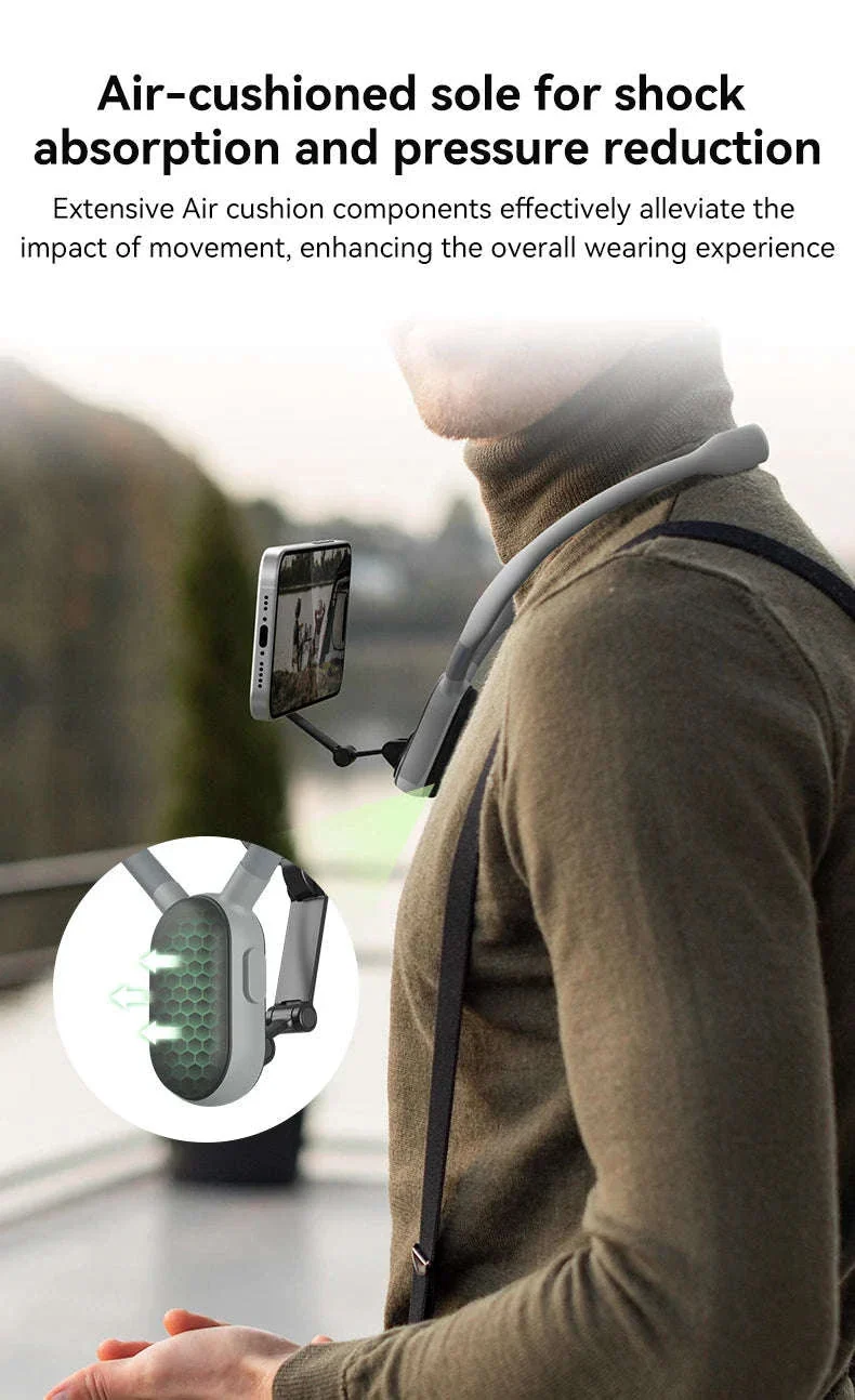 Silicone Magnetic Neck Mount for Hands-Free Smartphone Filming - Image 12