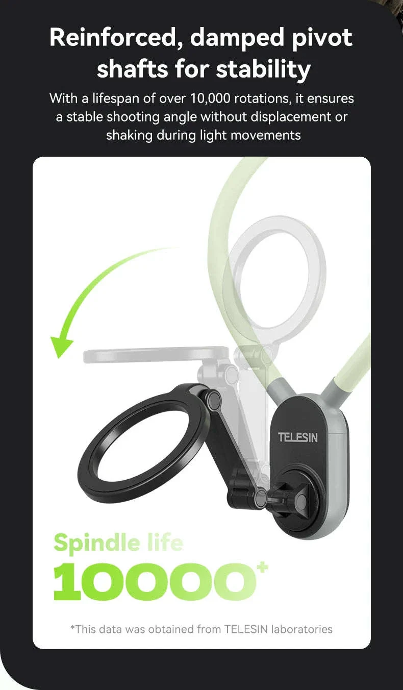 Silicone Magnetic Neck Mount for Hands-Free Smartphone Filming - Image 13