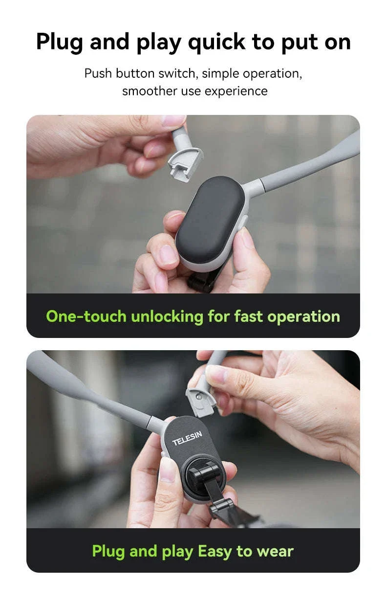 Silicone Magnetic Neck Mount for Hands-Free Smartphone Filming - Image 16