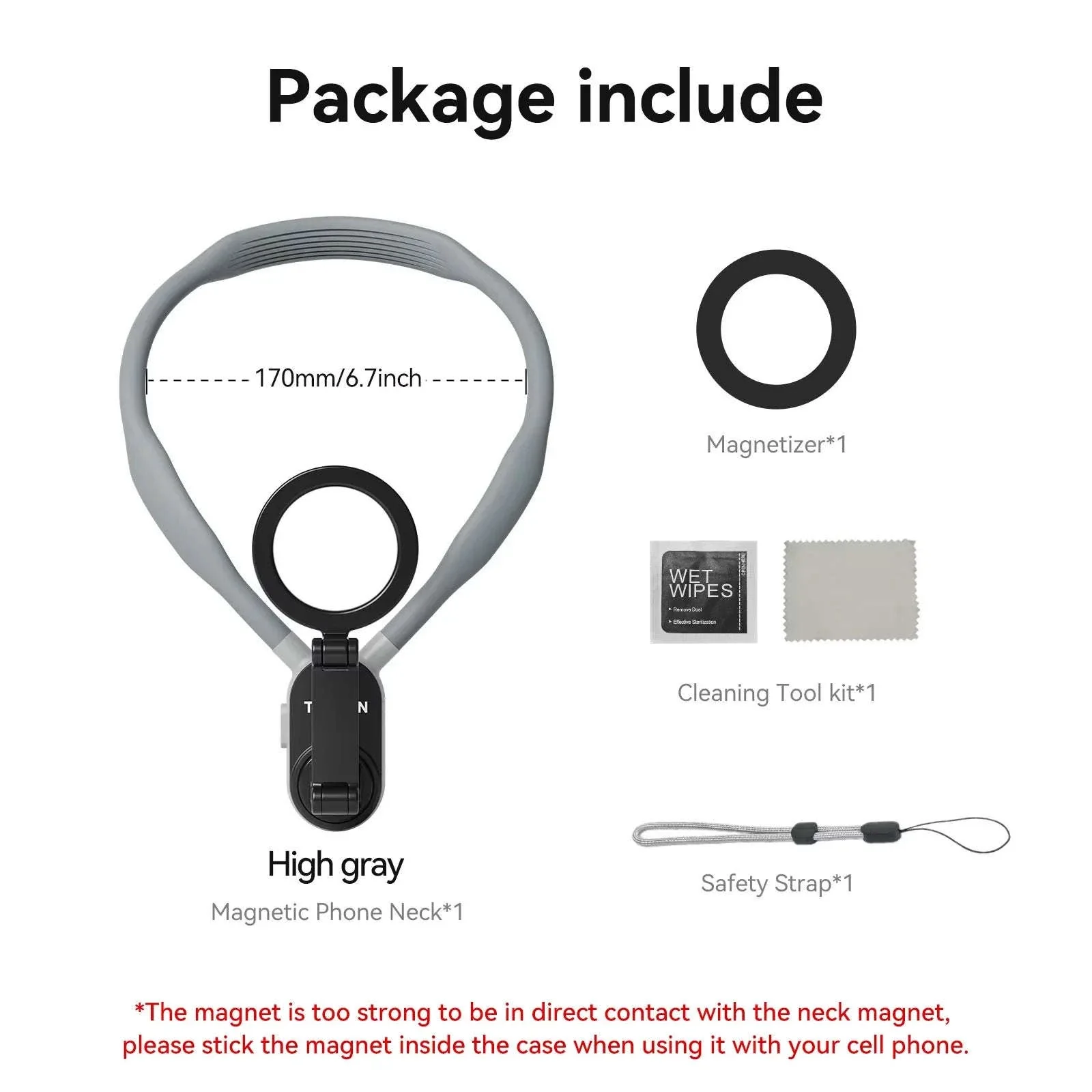 Silicone Magnetic Neck Mount for Hands-Free Smartphone Filming - Image 26