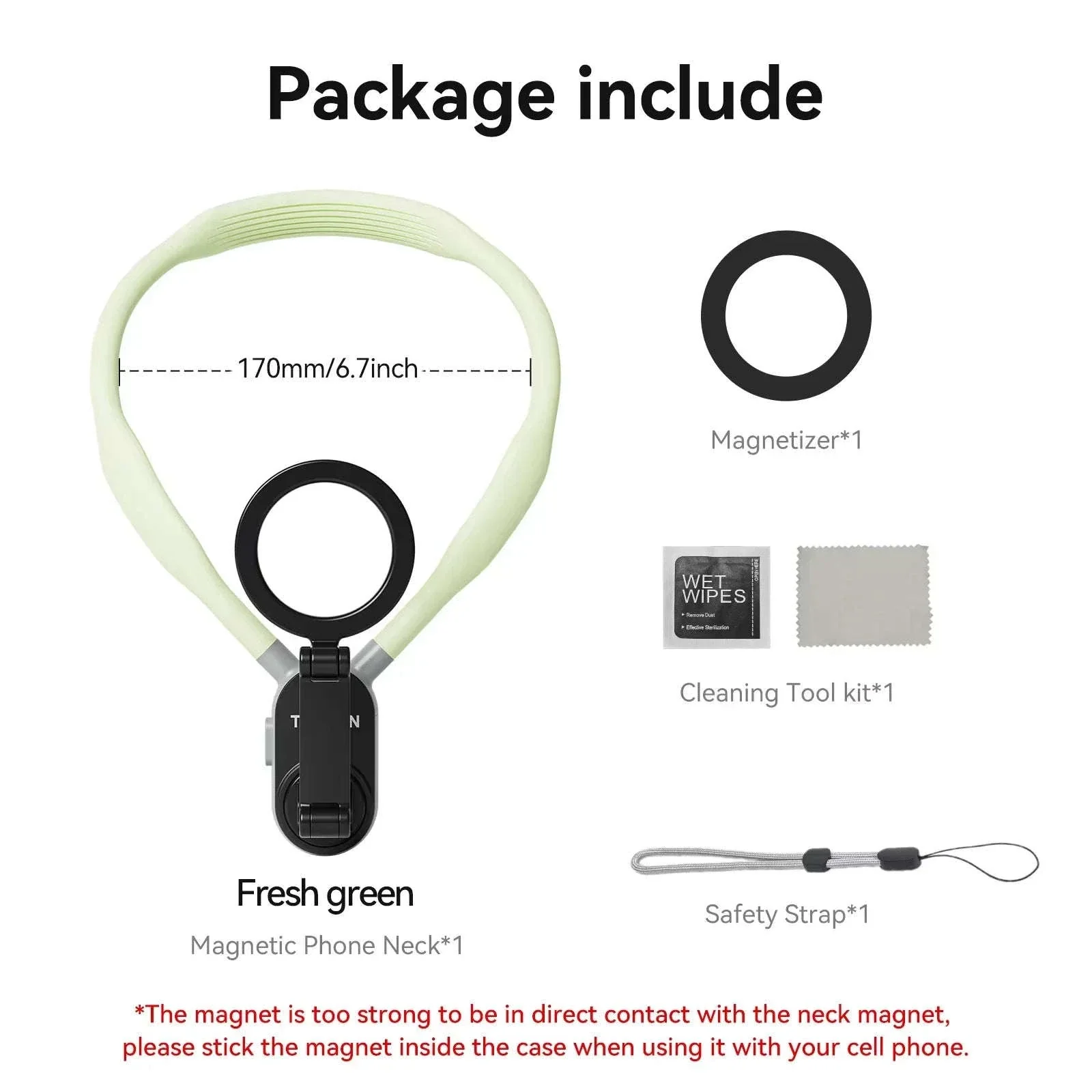 Silicone Magnetic Neck Mount for Hands-Free Smartphone Filming - Image 27