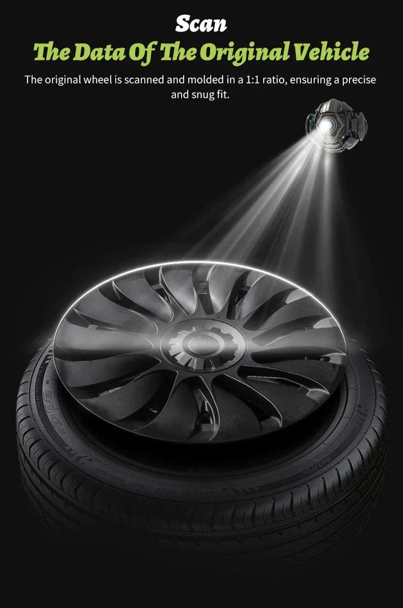 Tesla Model Y 19-Inch Wheel Cover Set - Image 16