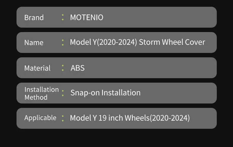 Tesla Model Y 19-Inch Wheel Cover Set - Image 20