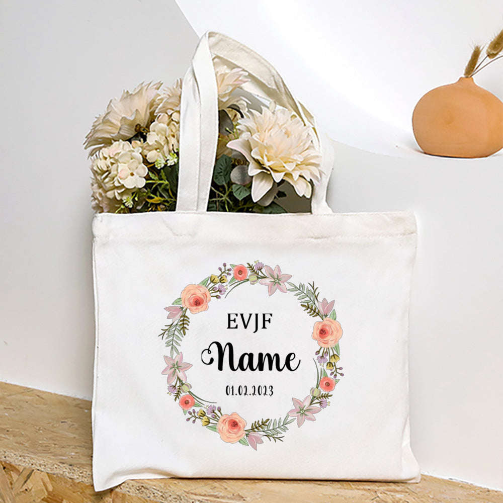 French Print Canvas Teacher Tote Bag for Everyday Carry - Image 11