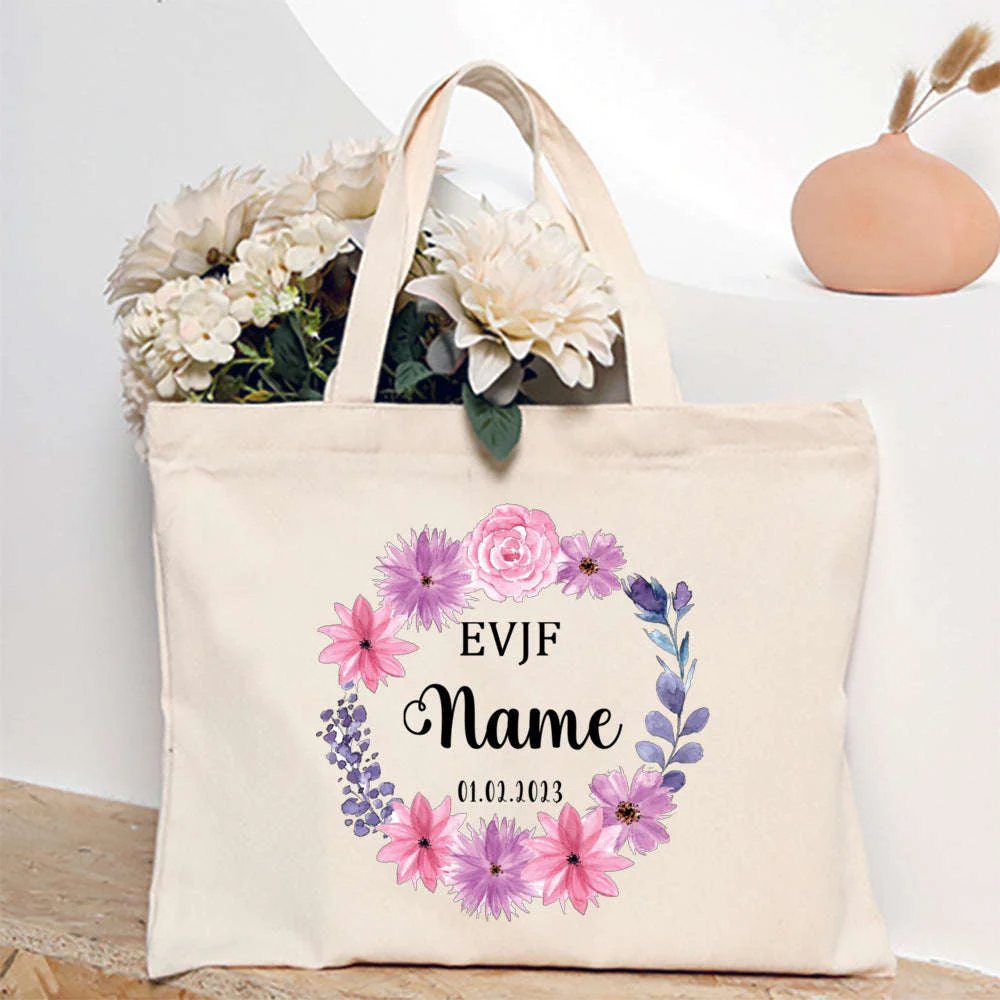 French Print Canvas Teacher Tote Bag for Everyday Carry - Image 14
