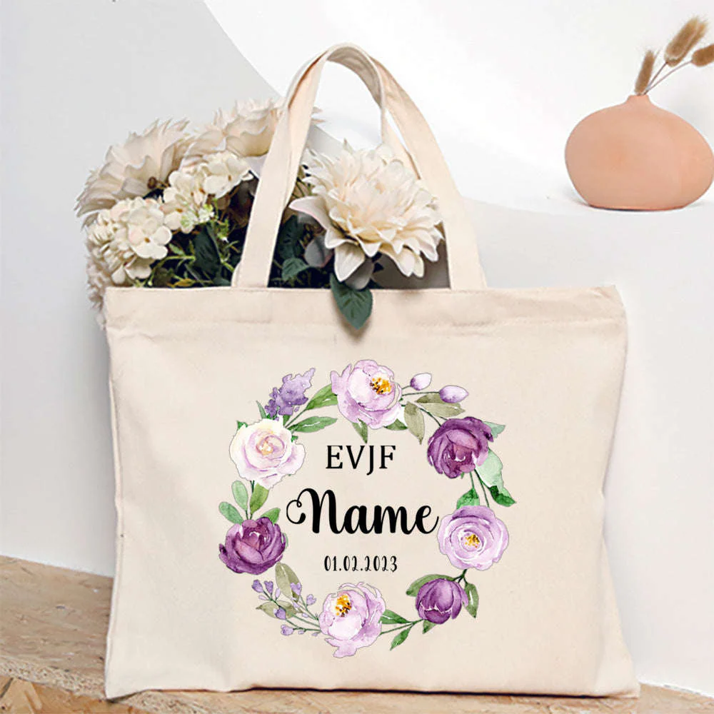 French Print Canvas Teacher Tote Bag for Everyday Carry - Image 18