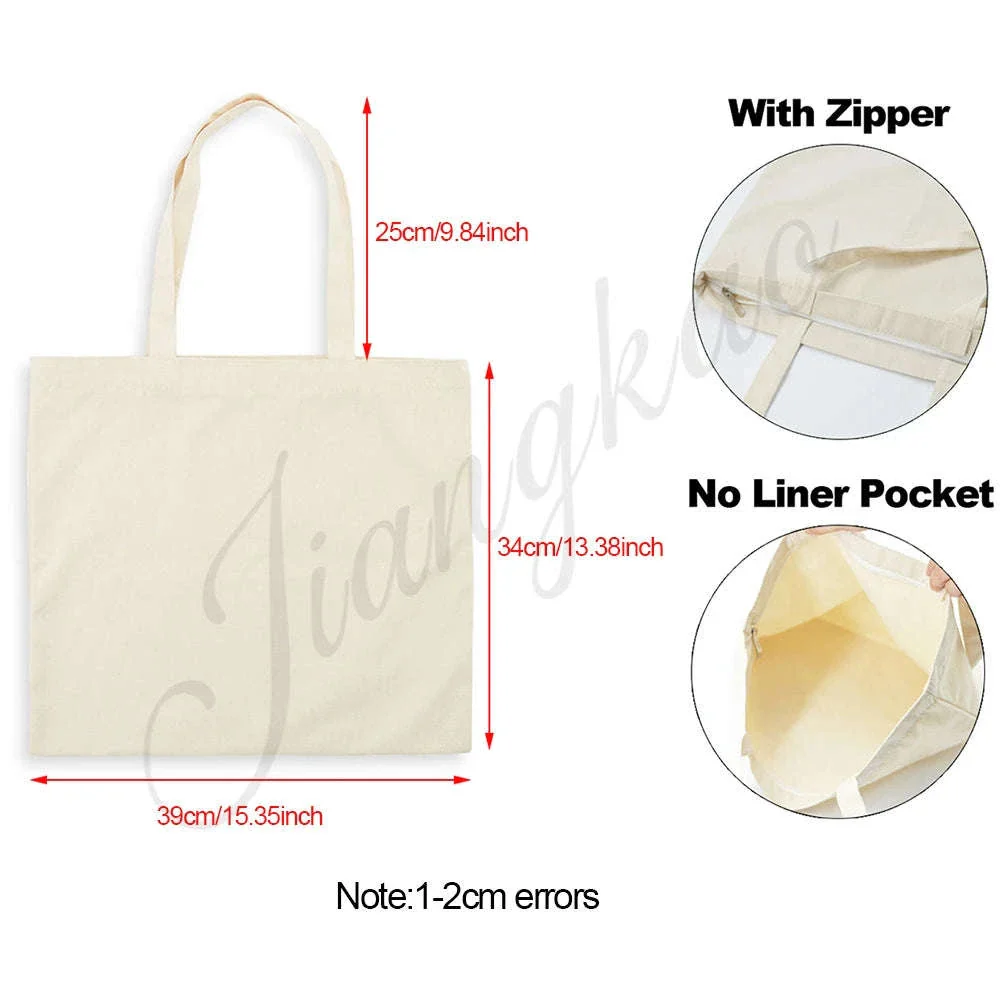 French Print Canvas Teacher Tote Bag for Everyday Carry - Image 2