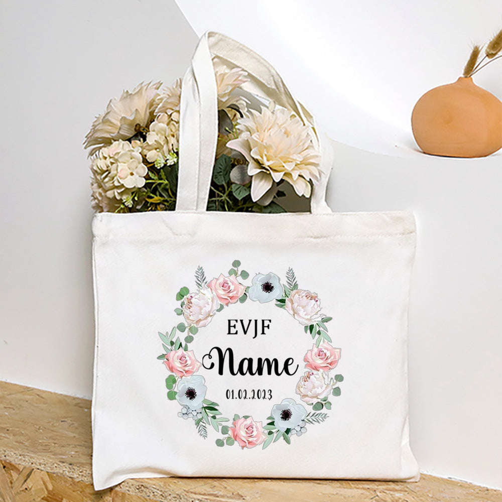 French Print Canvas Teacher Tote Bag for Everyday Carry - Image 7