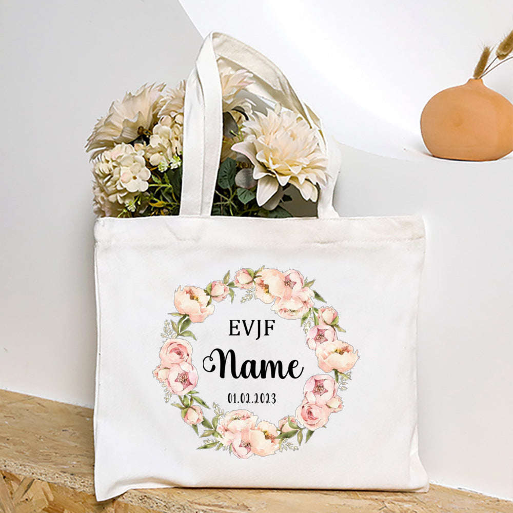 French Print Canvas Teacher Tote Bag for Everyday Carry - Image 9