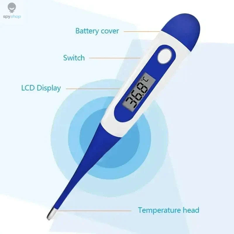 Digital Oral Thermometer with Fast Readings and Flexible Tip - Image 13