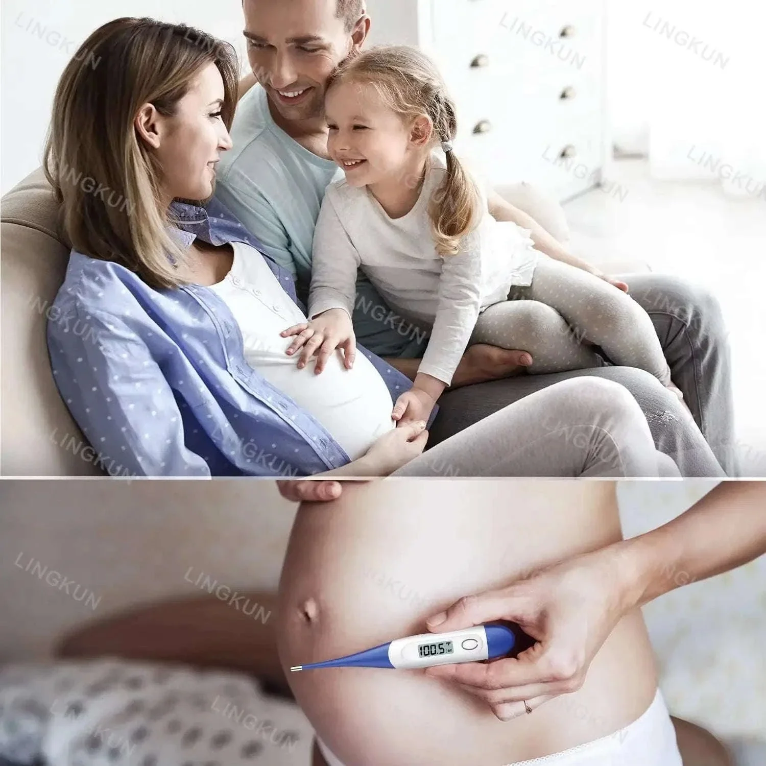 Digital Oral Thermometer with Fast Readings and Flexible Tip - Image 39