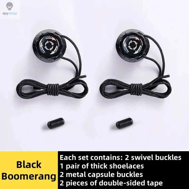 Thick Rope Swivel Buckle Automatic Shoelaces for Easy Wear - Image 21