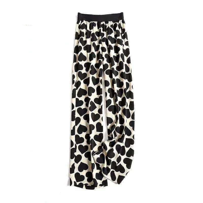 Women’s Floral Wide Leg Drawstring Pants with High Waist - Image 18
