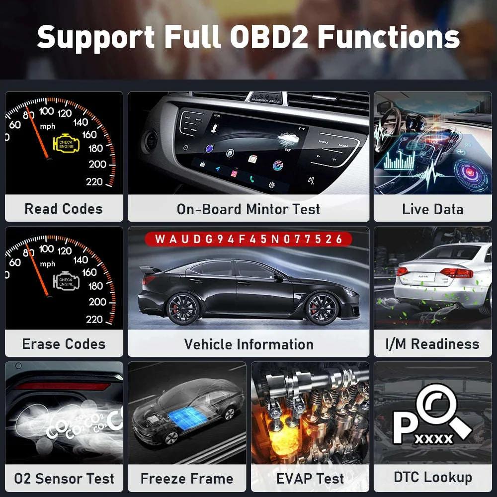 OBD2 Diagnostic Scanner with ECU Coding and Active Test - Image 14