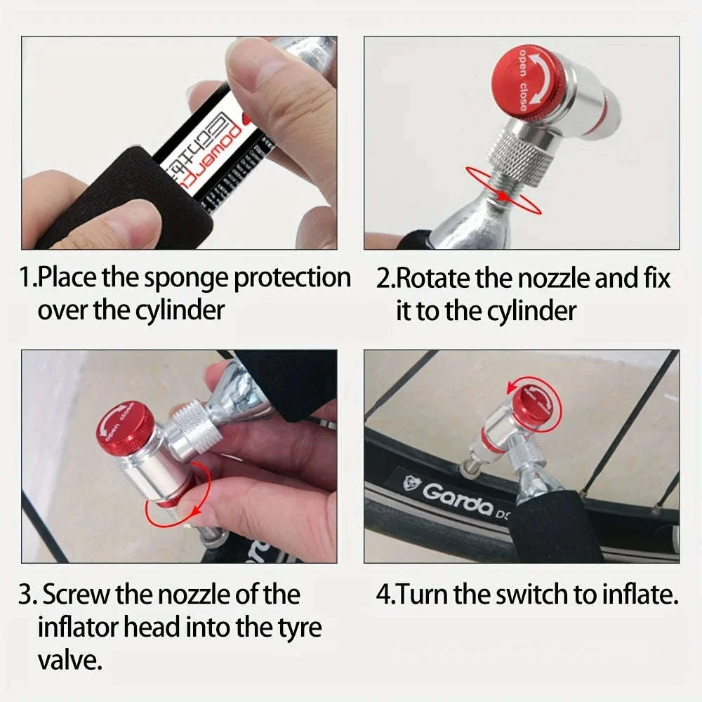 CO2 Pump for Quick Bicycle Tire Inflation - Image 5