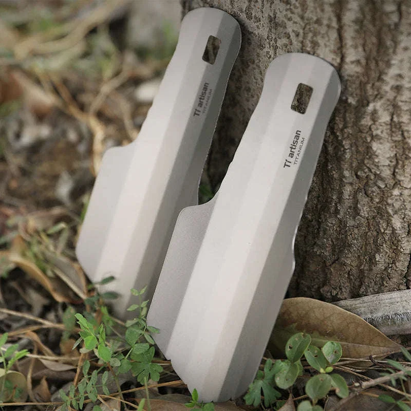 Titanium Hand Shovel Mini Ultralight Portable Trowel