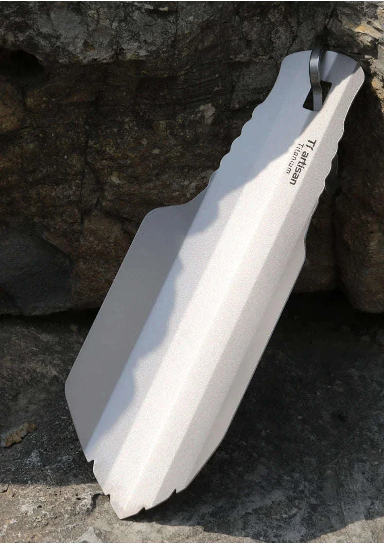 Titanium Hand Shovel Mini Ultralight Portable Trowel - Image 12