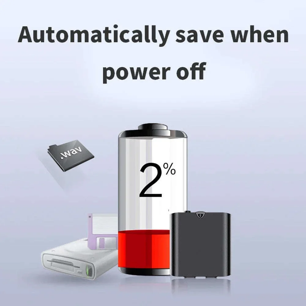 Tiny Mini Voice Recorder with Magnetic USB Charging - Image 19