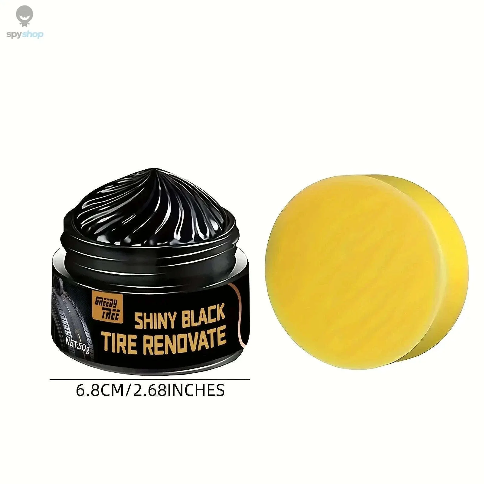 Tire Shine Repair Paste for Glossy, Refreshed Tires and Trim - Image 7