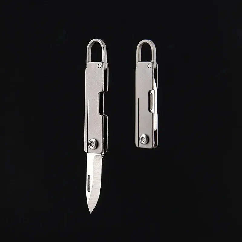 Mini Titanium Folding Knife for Everyday Carry and Quick Cuts - Image 7