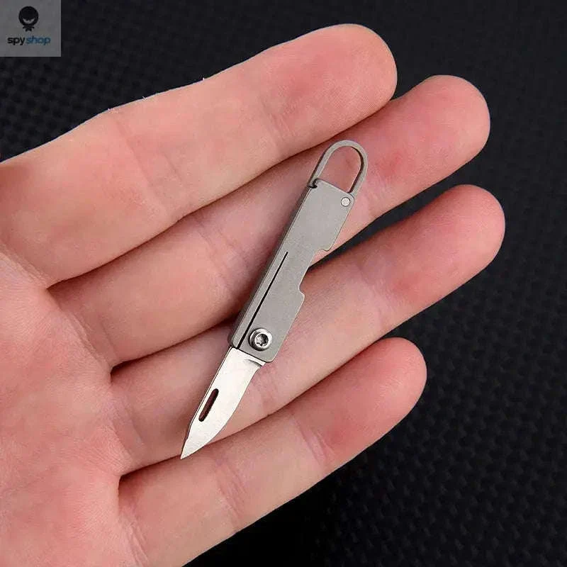 Mini Titanium Folding Knife for Everyday Carry and Quick Cuts - Image 9
