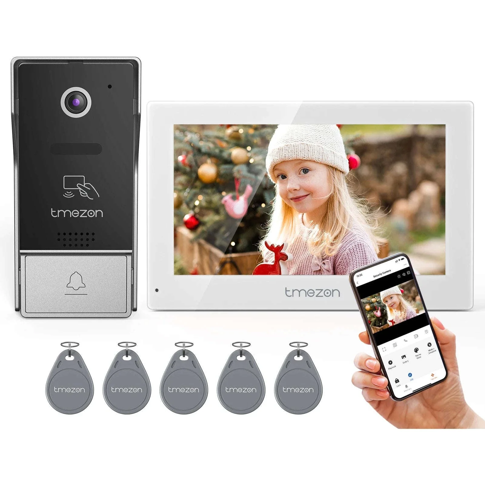 Smart Video Intercom 7-Inch 1080P Screen