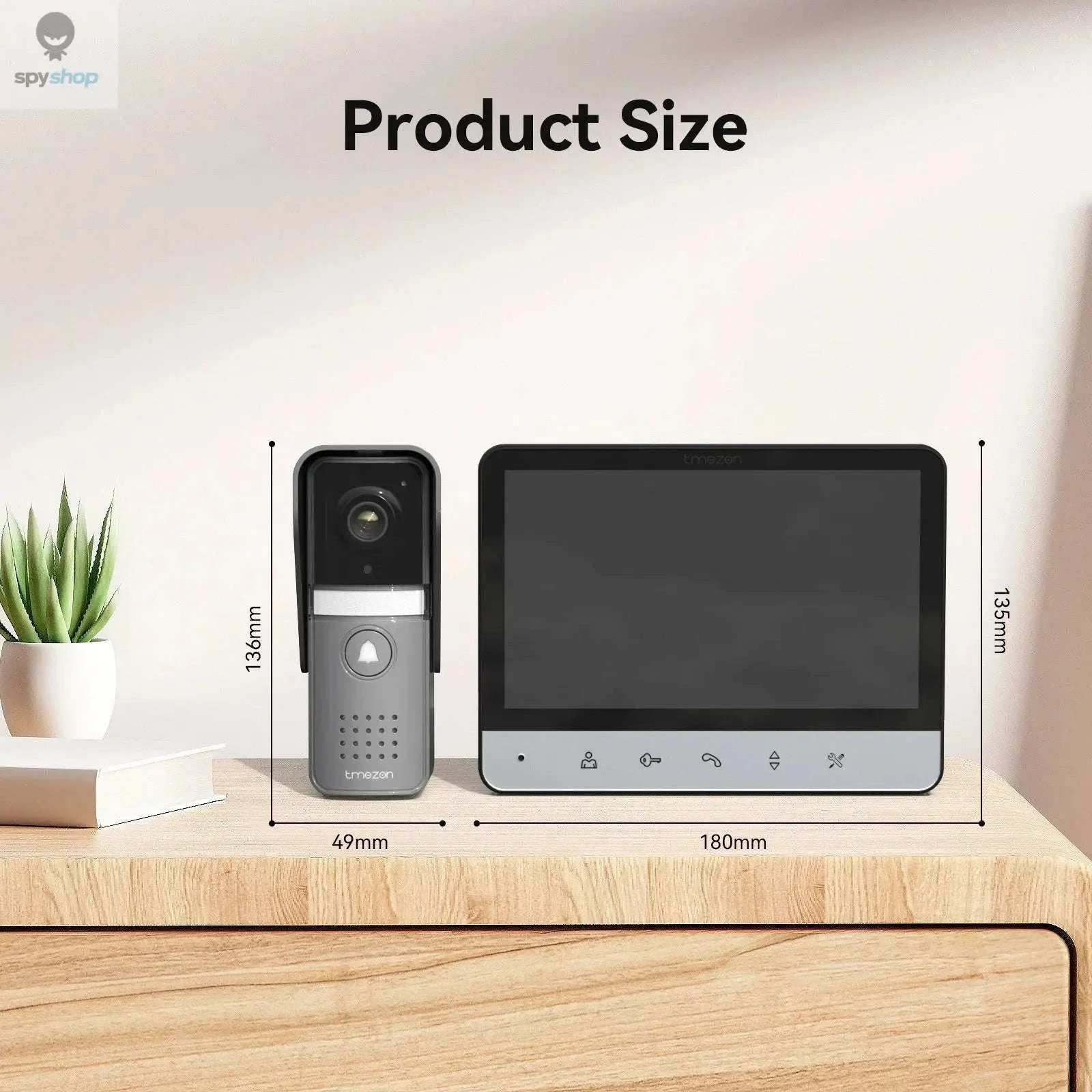 7" Color Video Doorphone with 4-Wire Intercom Control - Image 5