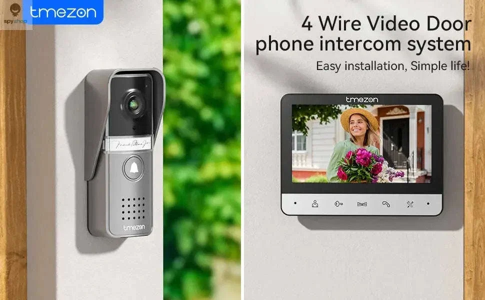 7" Color Video Doorphone with 4-Wire Intercom Control - Image 7